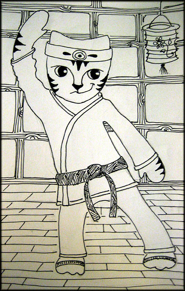 karate cat