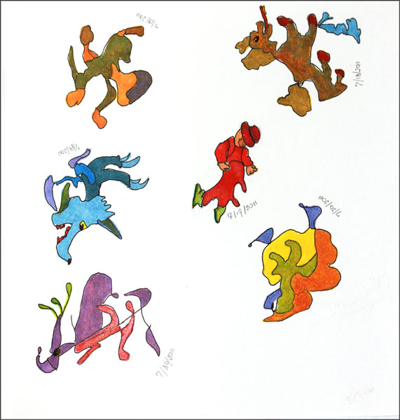 Third page of squiggles