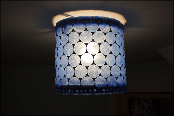 craftychallengefurnacefilterlampshade Furnace Filter Lampshade