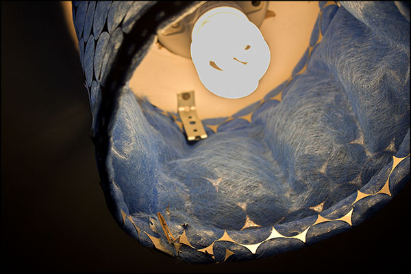 craftychallengefurnacefilterlampshade2 Furnace Filter Lampshade