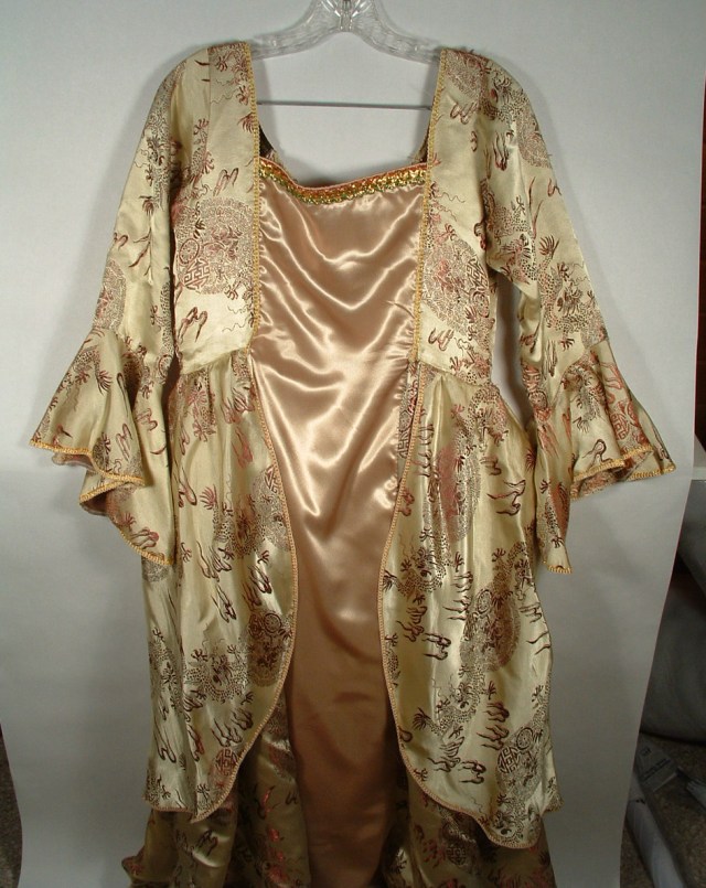 Photo of ball gown costume.