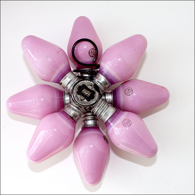 Christmas lightbulb ornament