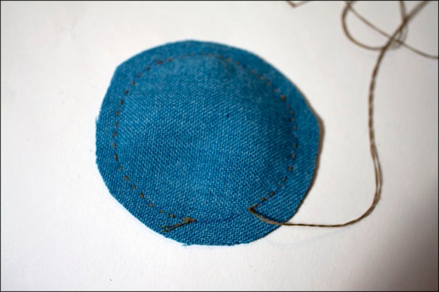 With seam allowances trimmed down.