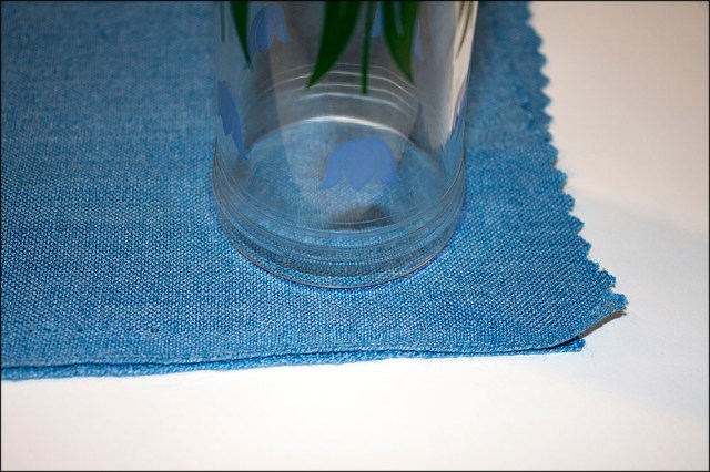 Use a glass as a template.