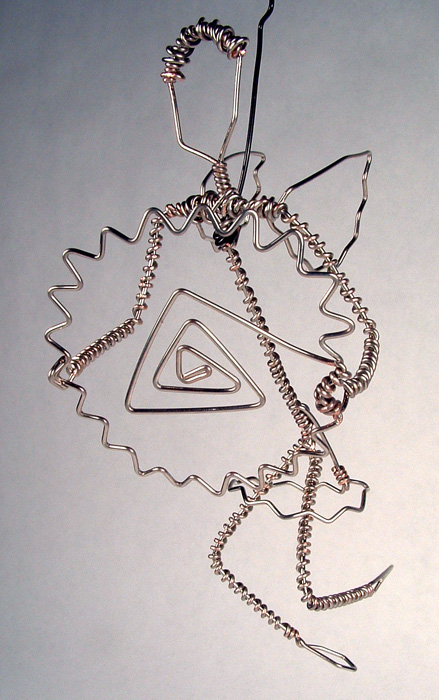 Wire version of the ice fairy.