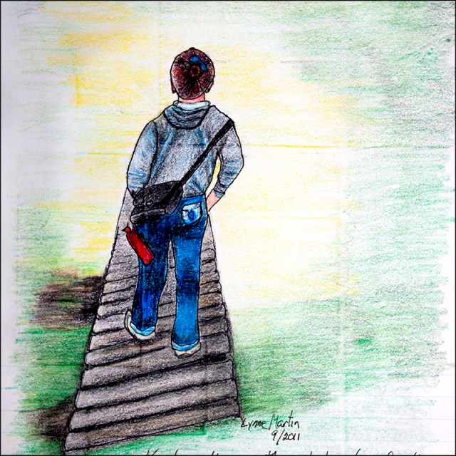 Cartoon Art Squiggle Colored Pencil