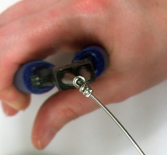 Completed wire loop.