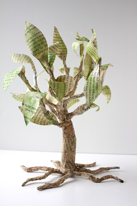 Paper Mache Tree Crafty Sisters Challenge