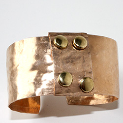 Hammered Copper Cuff Bracelet Crafty Sisters