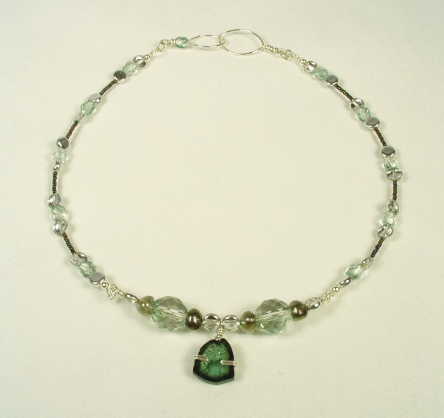 Tourmaline necklace.