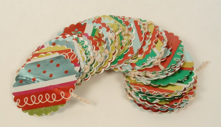 Christmas Wrapping Paper Garland