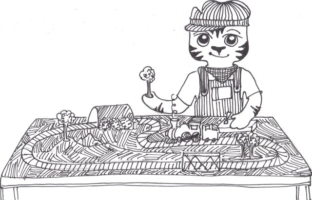 Miniature Train Conductor