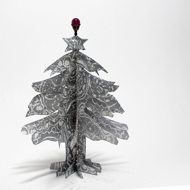 ornament, holiday, Christmas, tree, scrapbook paper