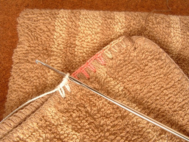 First single crochet stitches