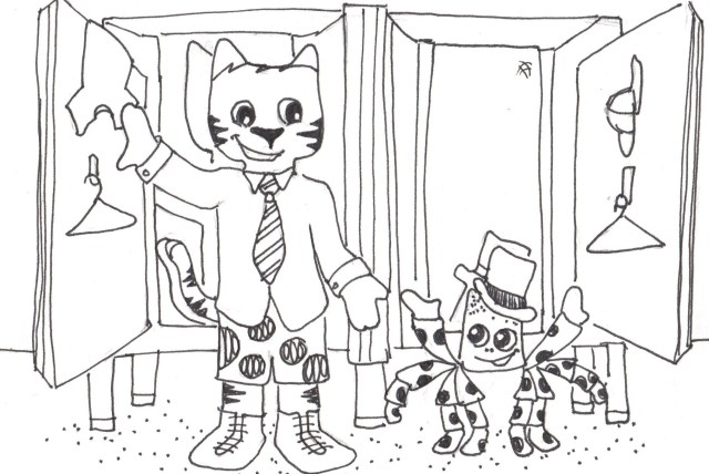 School clothes shopping