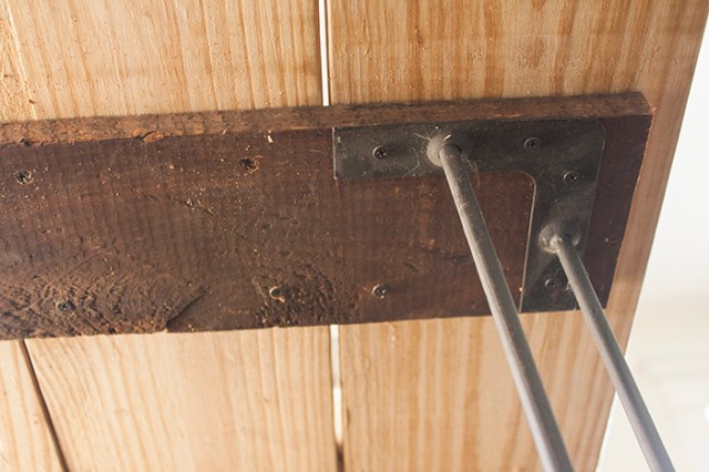 scrap wood to assemble 2x8 desk