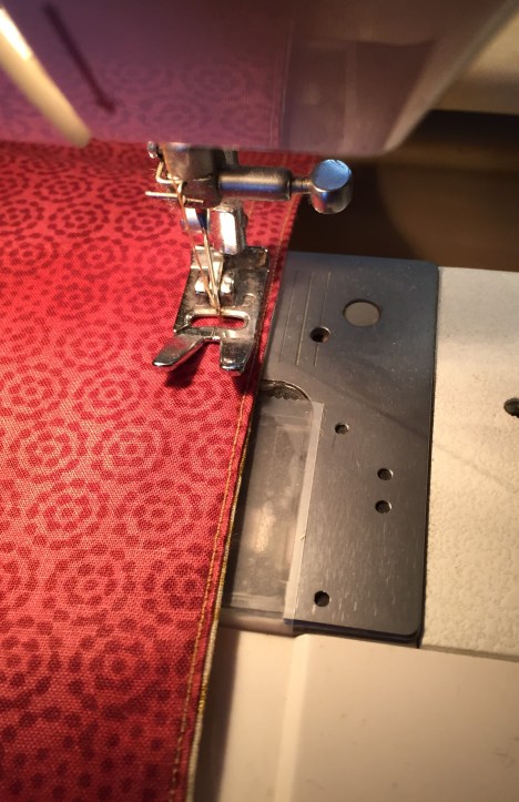 sewing topstitching