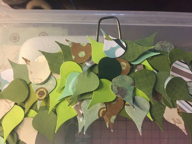 Close up of wreath hanger.